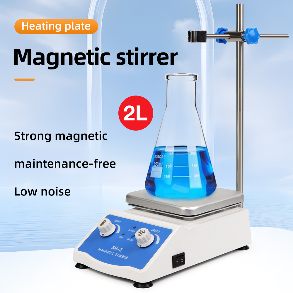 Lab Magnetic Stirrer Hot Plate - Agitador magnético de aquecimento, display digital,