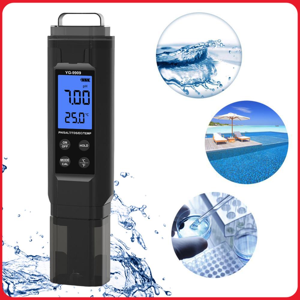 Ph Meter Digital Water Tester - Caneta Testadora Digital de Qualidade da