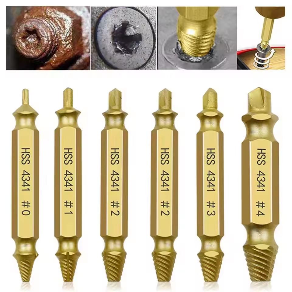 Industrial Tools - Conjunto de Brocas Extratoras de Parafusos