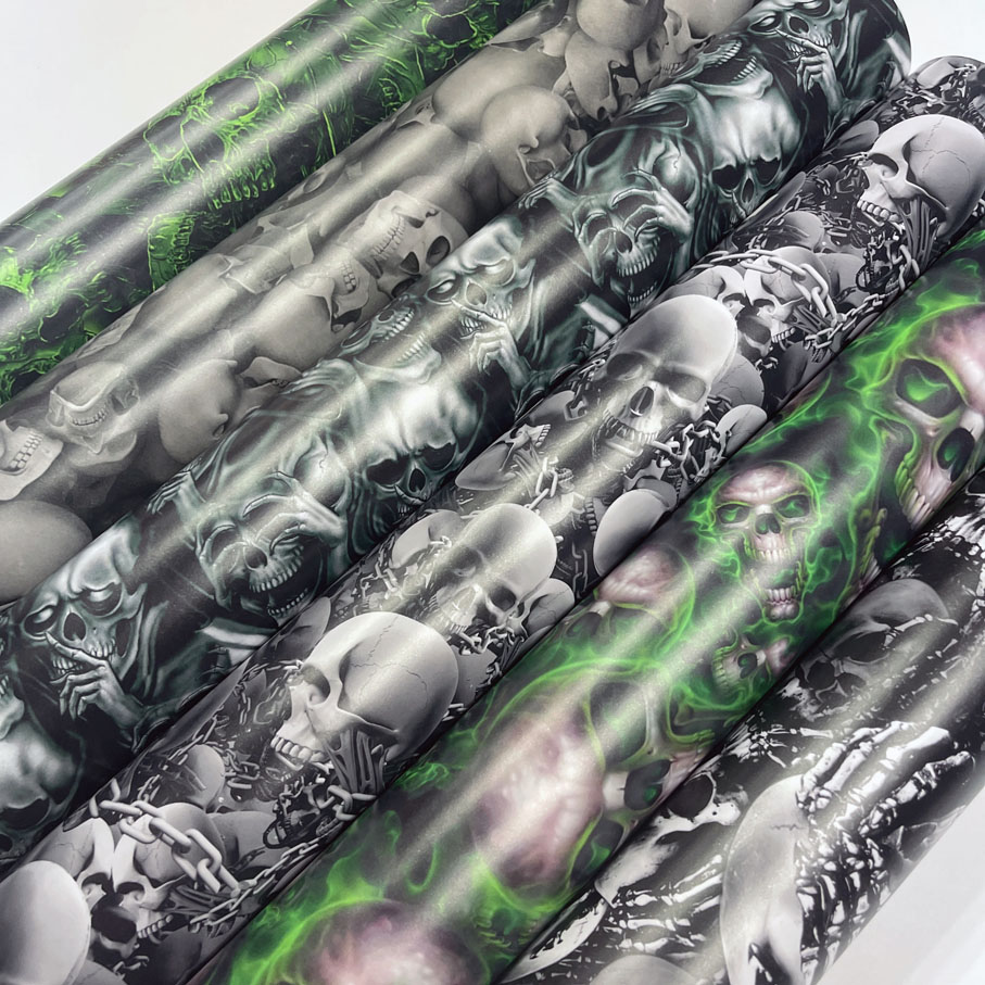 Diferente novo graffiti crânio - Air Bubble Wrap Roll Packaging avaliação e preço
