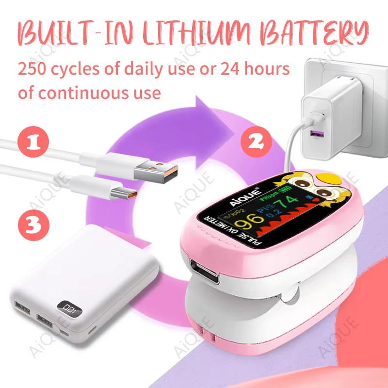 Aique criança dedo oxímetro de - Pulse Oximeter Fingertip Rechargeable avaliação e preço