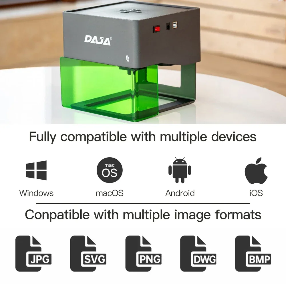 Daja gravador a laser cnc diy  - Fiber Laser Marking Machine 30W avaliação e preço