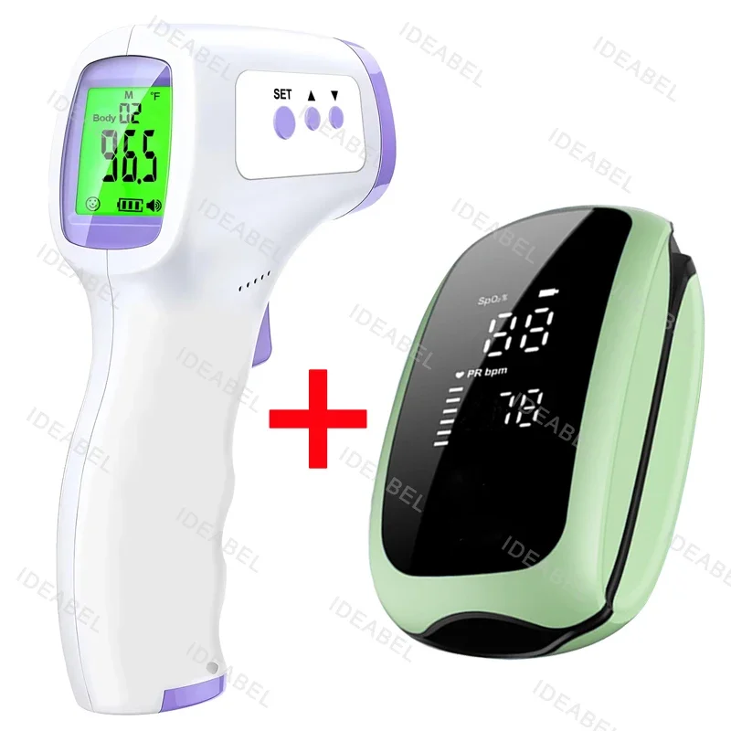 Termômetro digital frontal sem - Pulse Oximeter Fingertip Rechargeable avaliação e preço